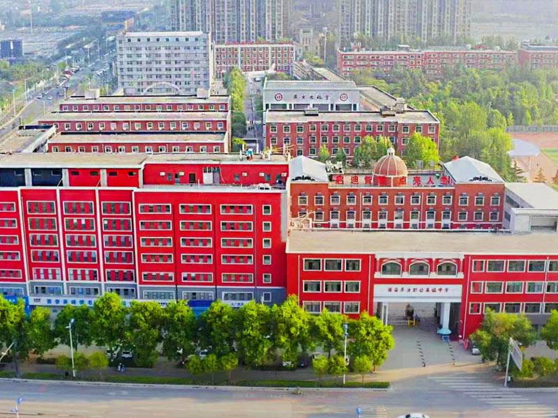 扶风校园鸟瞰图